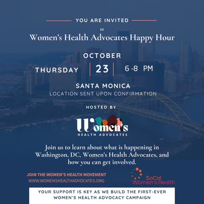 Cover Image for Women's Health Advocates Los Angeles Happy Hour