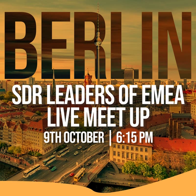 Cover Image for Berlin: SDR leaders of EMEA get together with Onfire