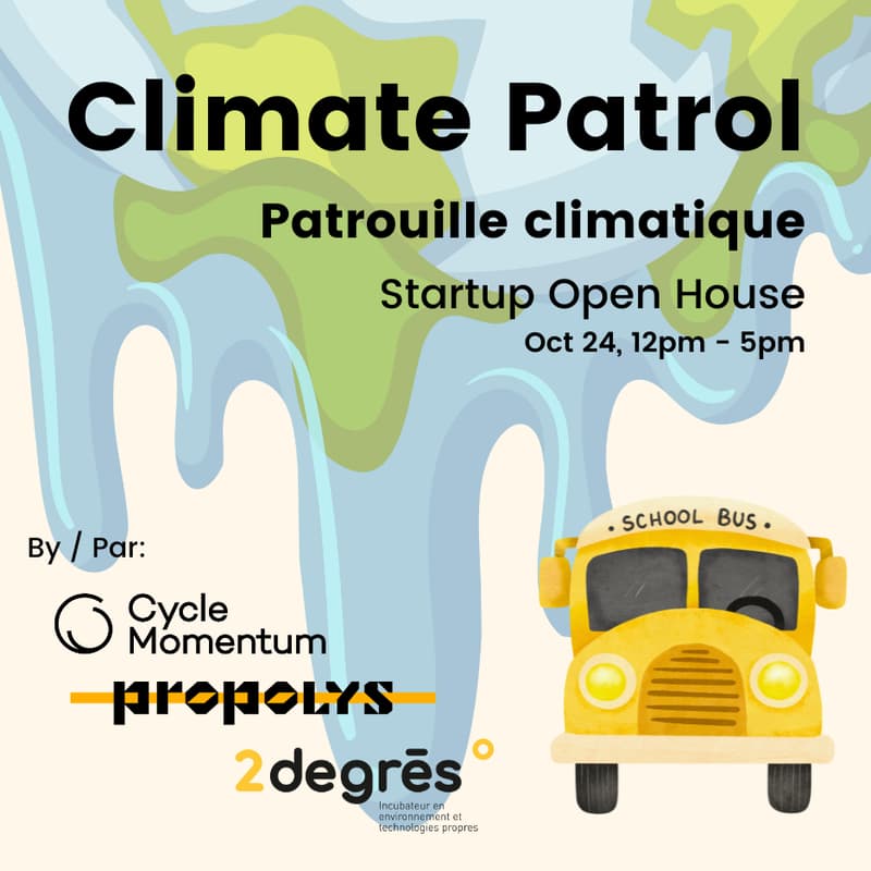 Cover Image for ClimateTech Parcours Startups Track  🚌 Bus Tour  @ Startup Open House 2025