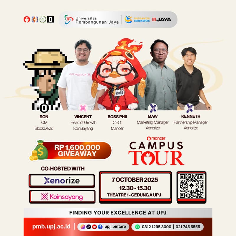 Cover Image for MANCER CAMPUS TOUR - UPJ EDITION