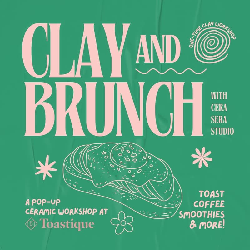 Cover Image for Clay & Brunch: A Ceramic Workshop with Cera Sera Studio