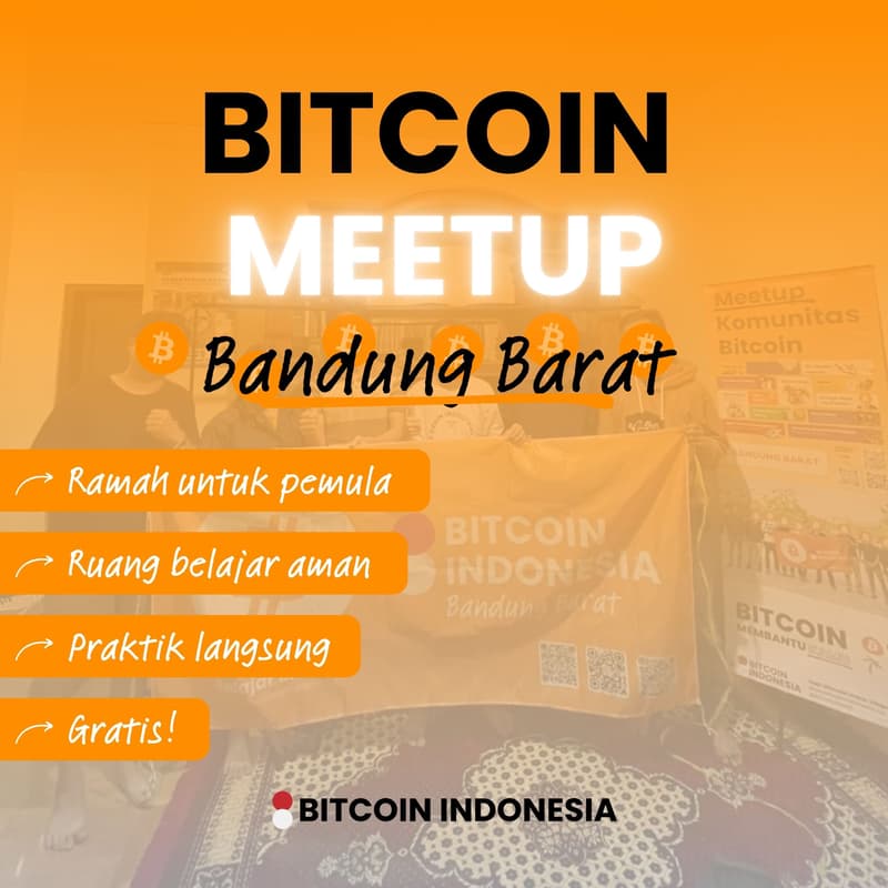 Cover Image for Bitcoin Indonesia Community Meetup Bandung Barat 26 April 2026