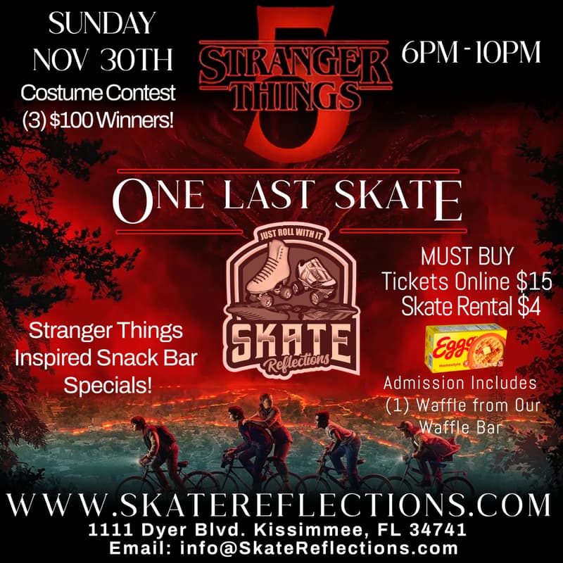 Cover Image for Stranger Things "One Last Skate"