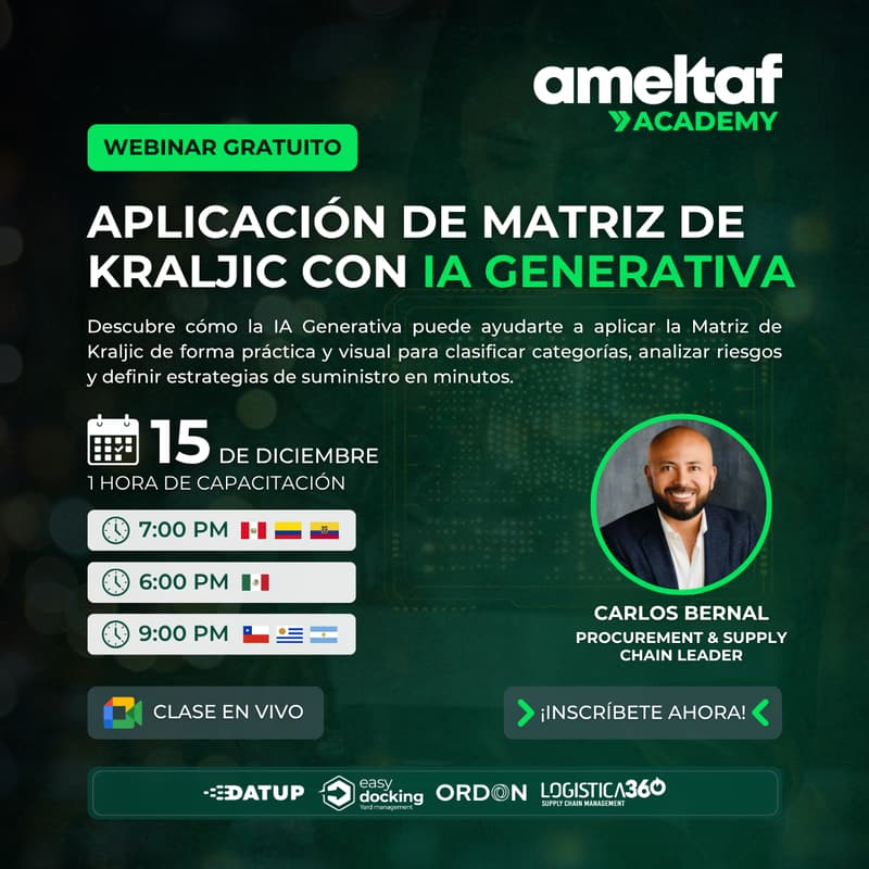 Cover Image for Aplicación de Matriz de Kraljic con IA Generativa