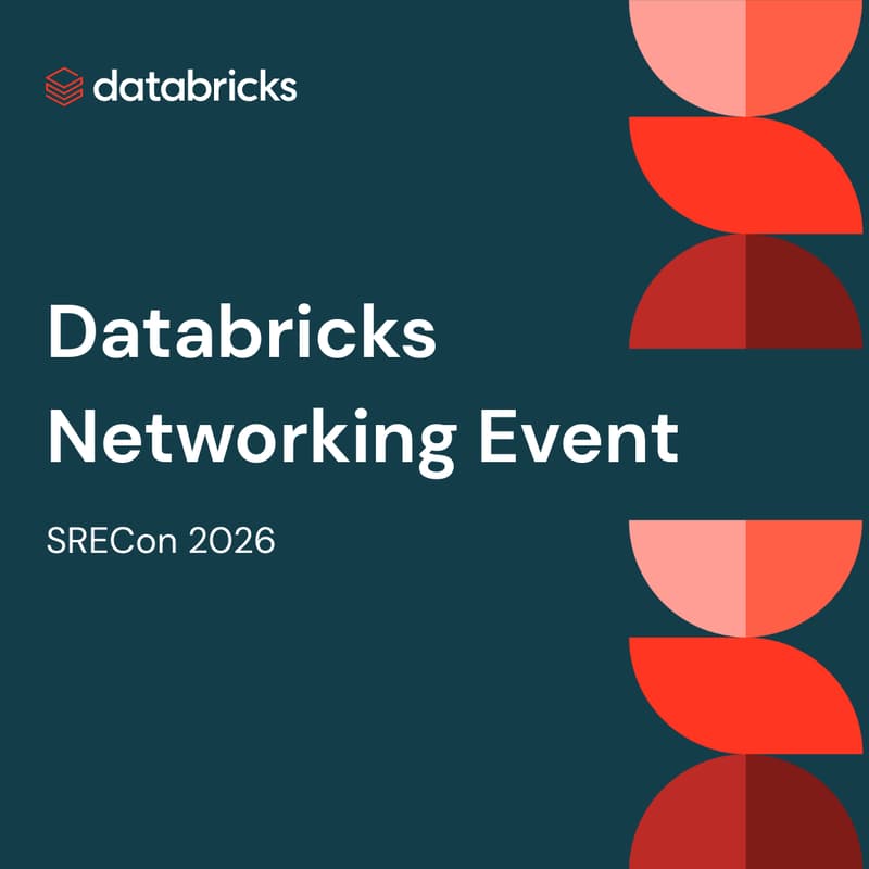 Cover Image for Databricks Networking Event @ SRECon 2026