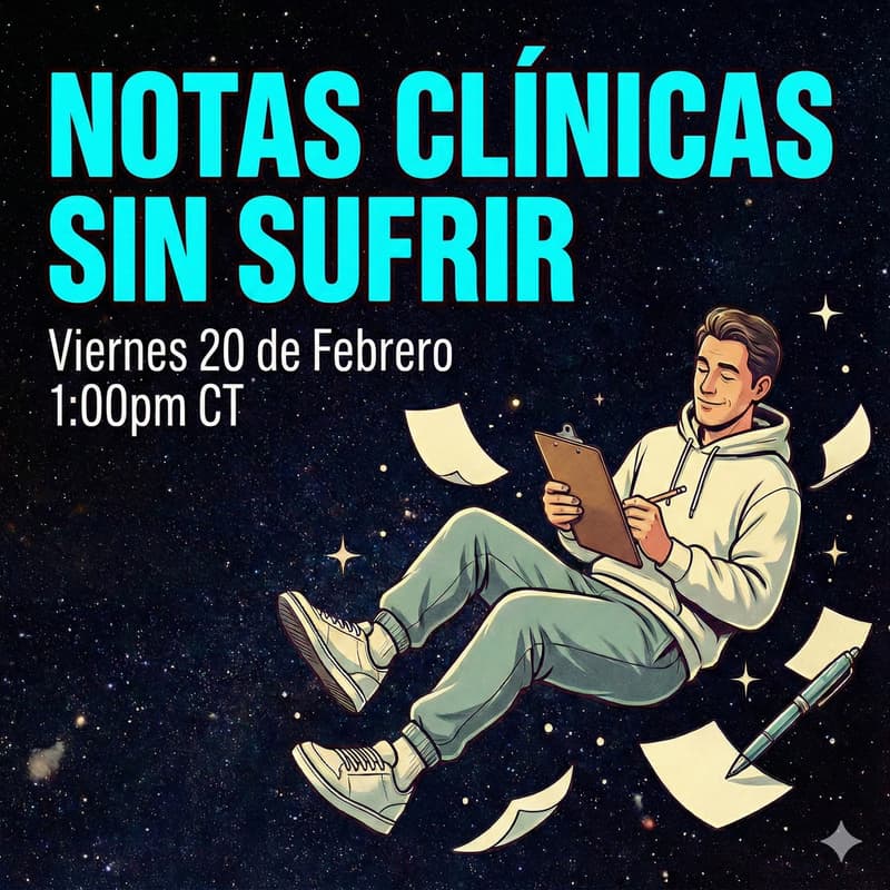 Cover Image for Notas clínicas sin sufrir: cómo documentar terapia sin perder humanidad