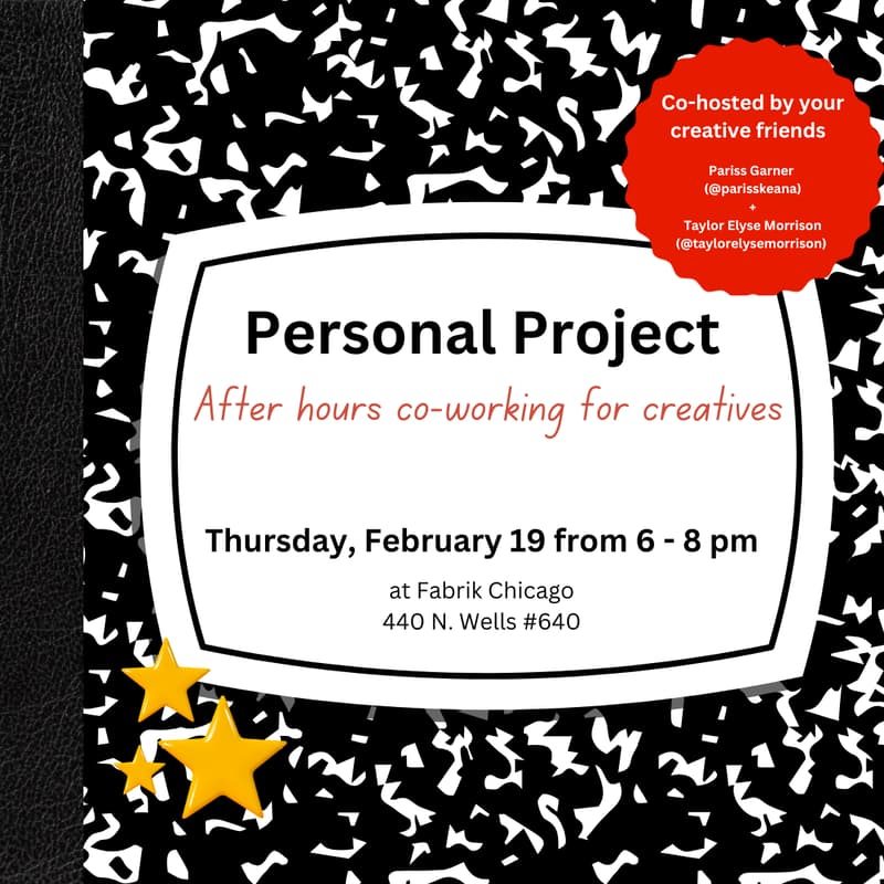 Cover Image for Personal Project: After Hours Co-working for Creatives