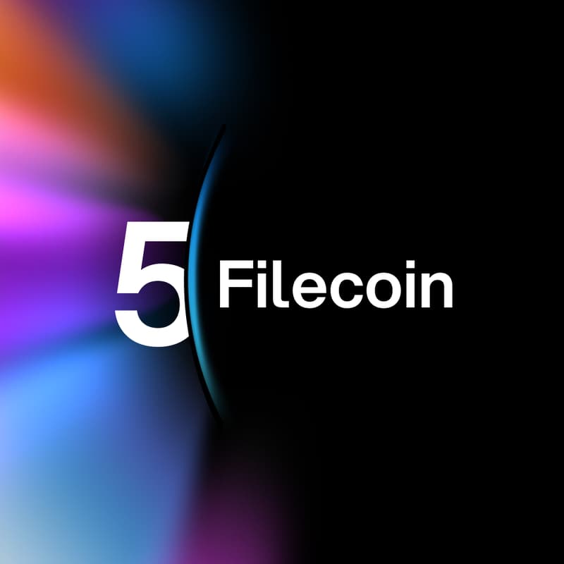 Cover Image for Filecoin's 5th Birthday! 🎉💙