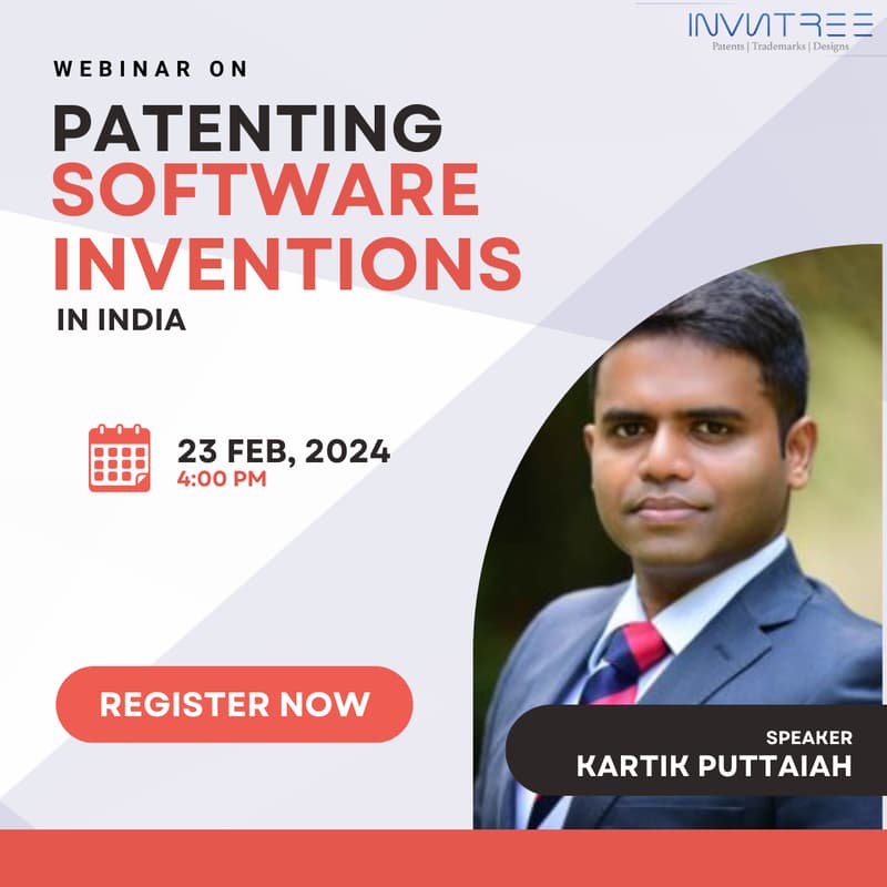 Cover Image for Webinar: Patenting Software Inventions in India