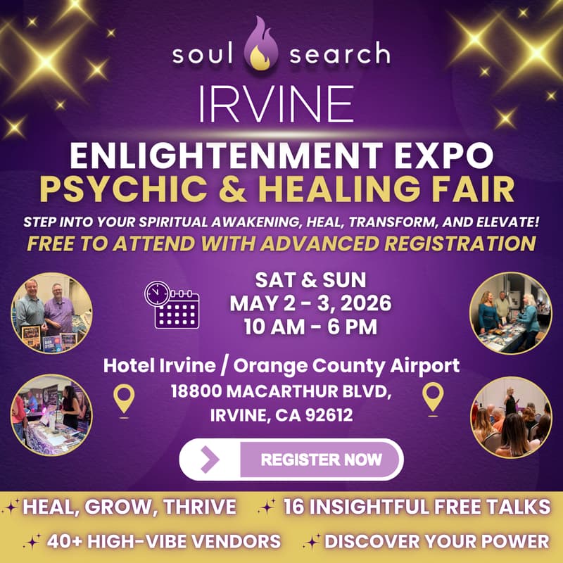 Cover Image for SoulSearch Irvine Enlightenment Expo - Psychic & Healing Fair