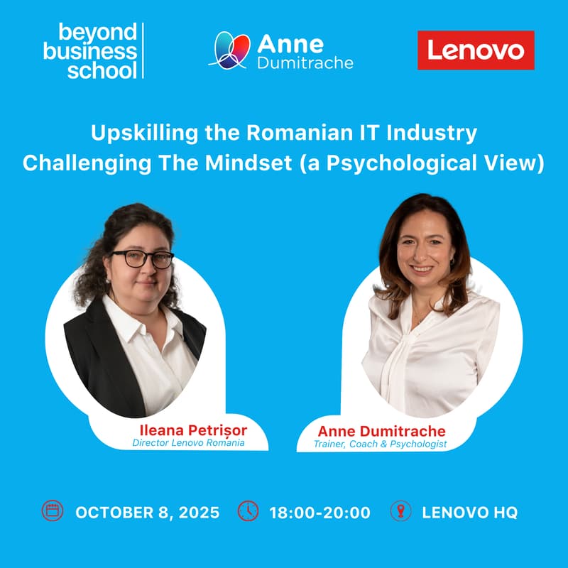 Cover Image for Upskilling the Romanian IT Industry – Challenging the Mindset (A Psychological View)
