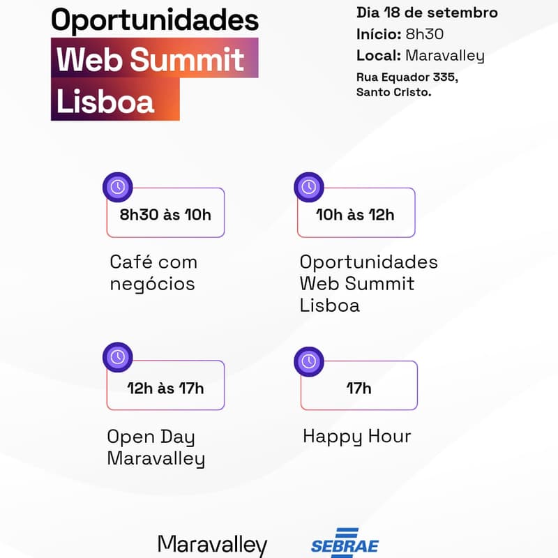 Cover Image for Oportunidades Web Summit Lisboa