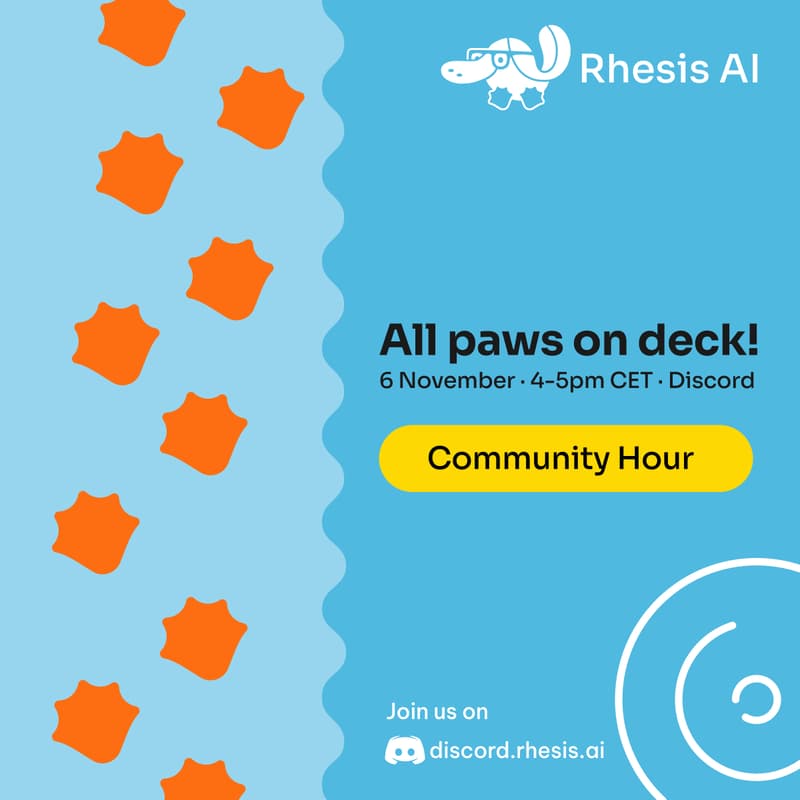 Cover Image for [Virtual] Rhesis AI Community Hour