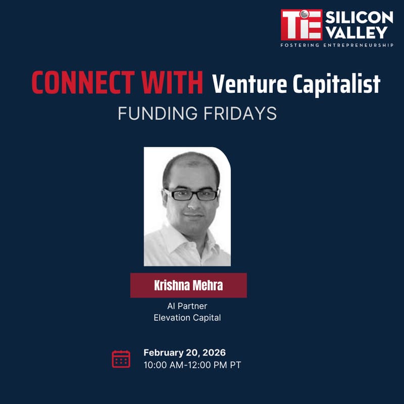 Cover Image for Funding Fridays by TiE Silicon Valley