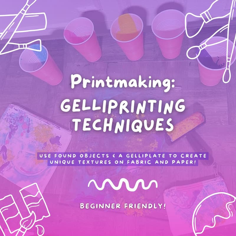 Cover Image for Printmaking: Gelli Plate Techniques