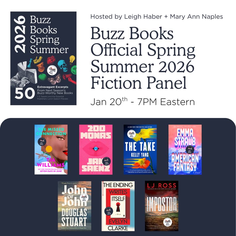 Cover Image for Buzz Books Spring Summer 2026 Fiction Panel