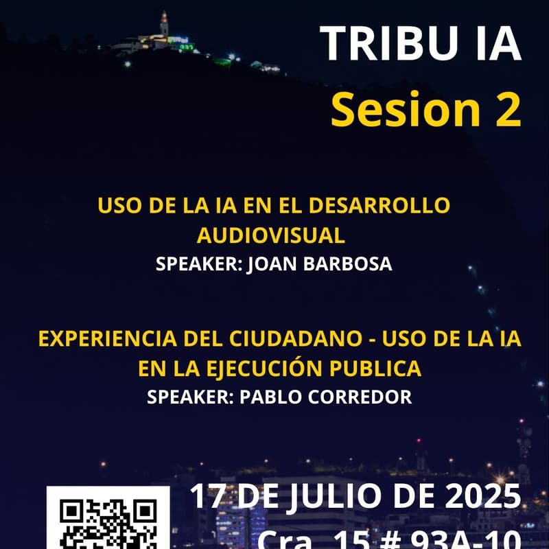 Foto de portada de Noches de Tribu IA Bogotá - Segunda sesión