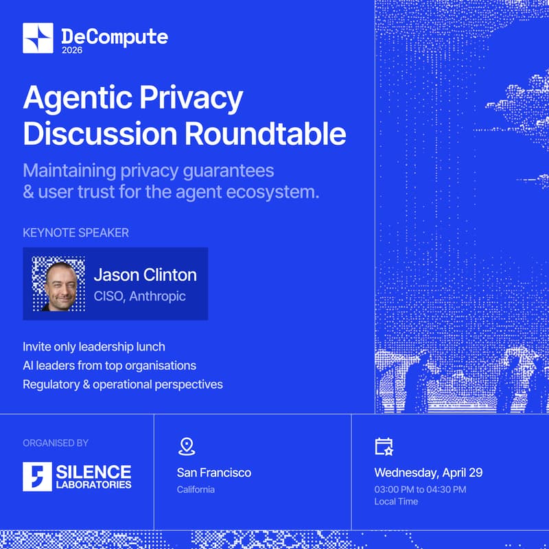Cover Image for DeCompute 2026 - Agentic Privacy | SF Chapter