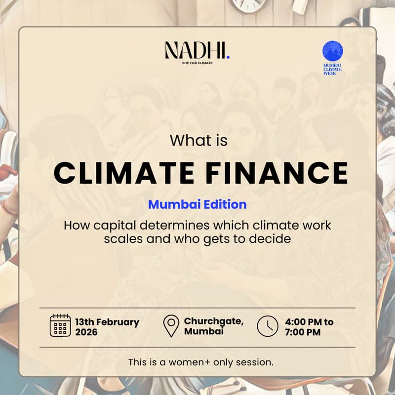 Cover Image for Nadhi Mumbai | What is Climate Finance