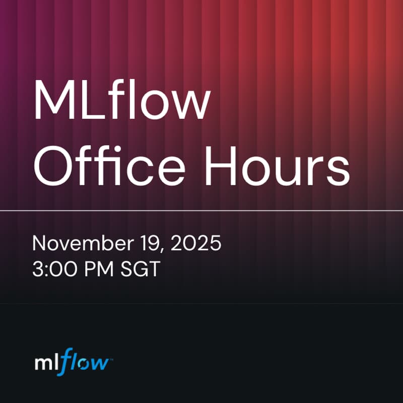 Cover Image for MLflow Office Hours | November 2025