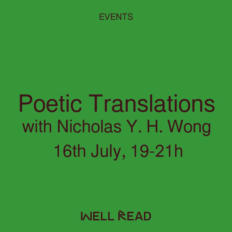 Cover Image for Poetic Translations with Nicholas Y. H. Wong