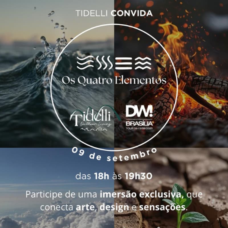 Cover Image for OS QUATRO ELEMENTOS por Tidelli Outdoor Living