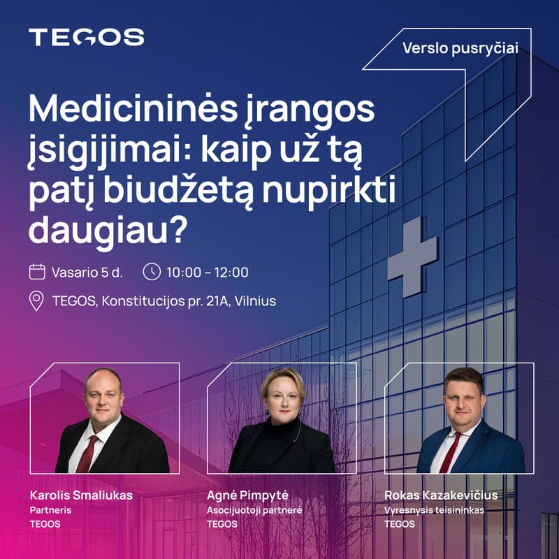 Cover Image for Medicininės įrangos įsigijimai: kaip už tą patį biudžetą nupirkti daugiau?