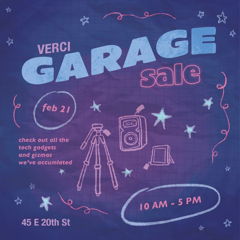 Cover Image for Verci Garage Sale