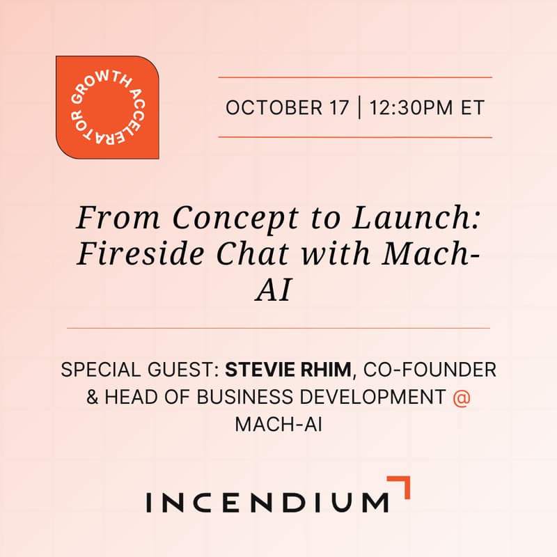 Cover Image for Mach-AI From Concept to Launch: Fireside Chat with Stevie Rhim