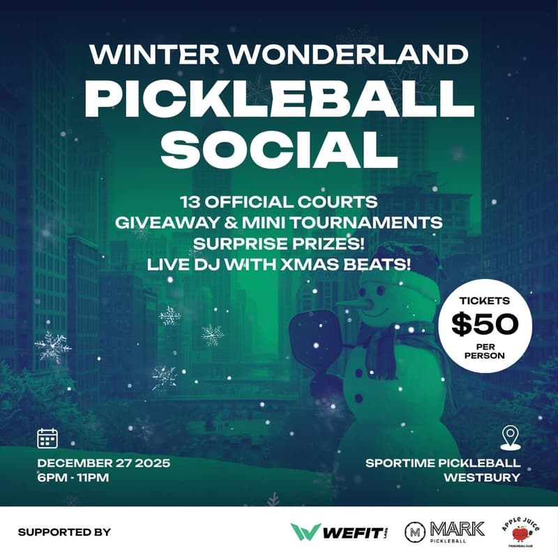 Cover Image for Winter Wonderland Pickleball Social