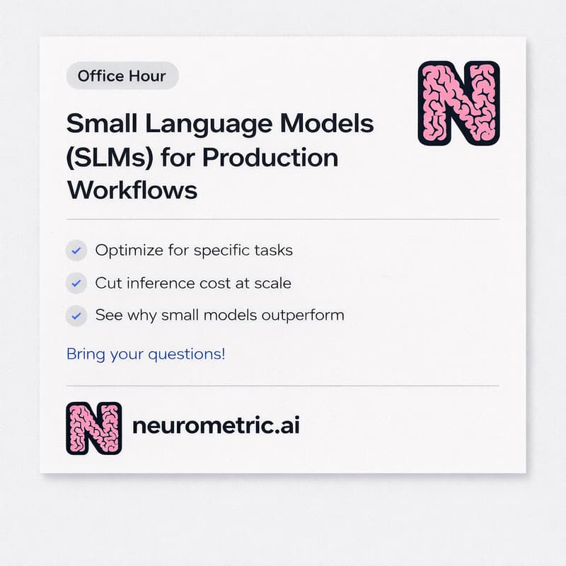Cover Image for Small Language Models (SLMs) for Production Workflows