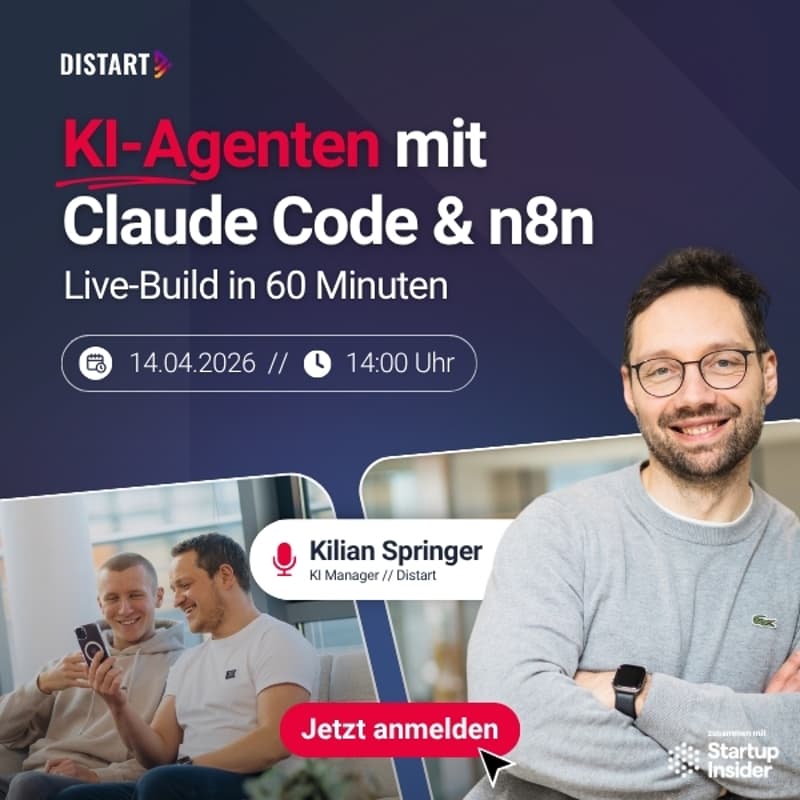Cover Image for KI-Agenten mit Claude Code & n8n — Live-Build in 60 Minuten