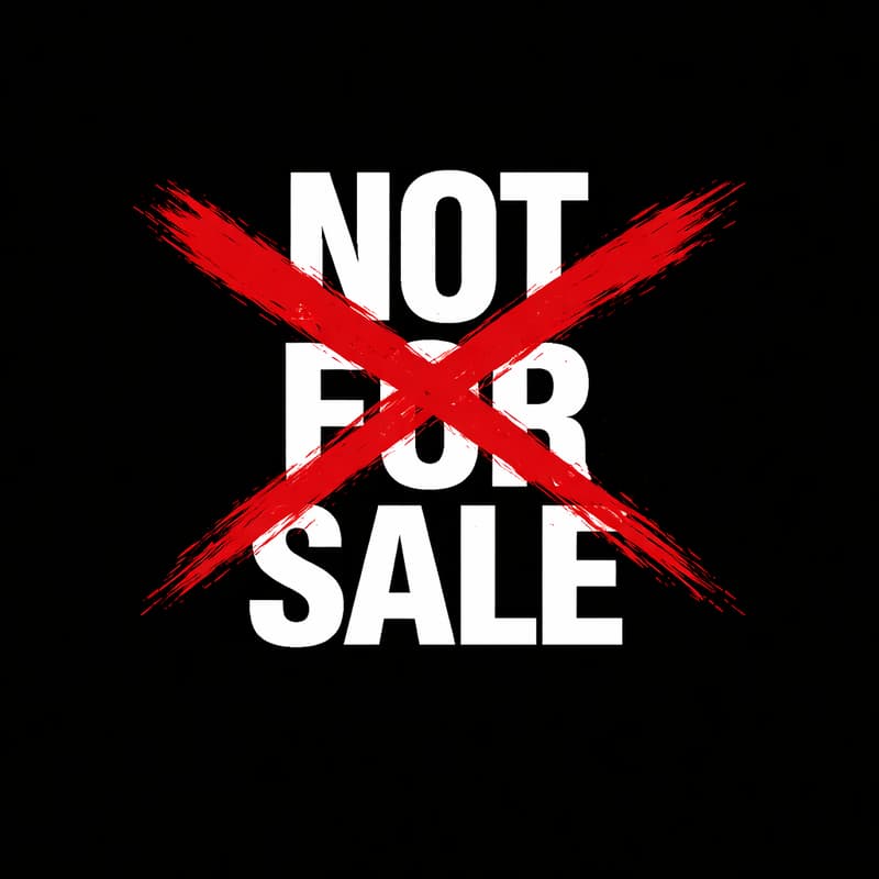 Cover Image for Not For Sale Experience