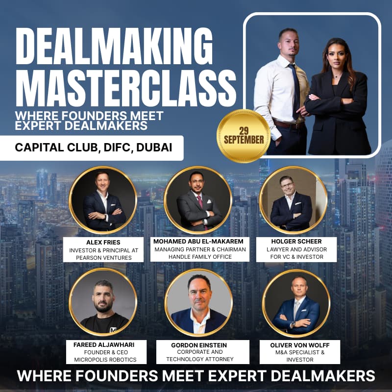Cover Image for Dubai's Exclusive DealMaking Masterclass