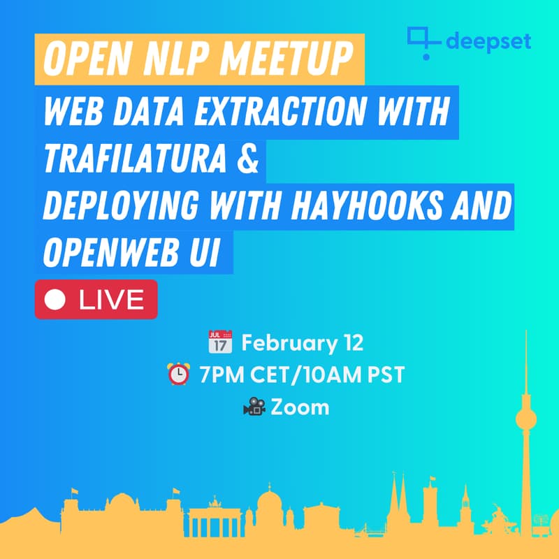 Cover Image for [ONLINE] Open NLP Meetup #15