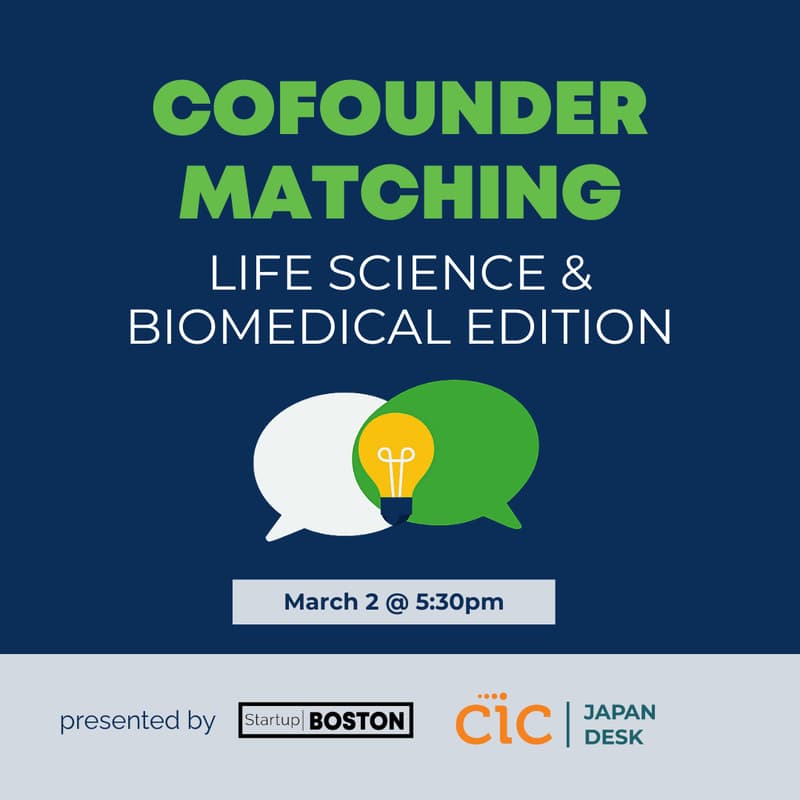 Cover Image for Cofounder Matching: Life Science & Biomedical Edition