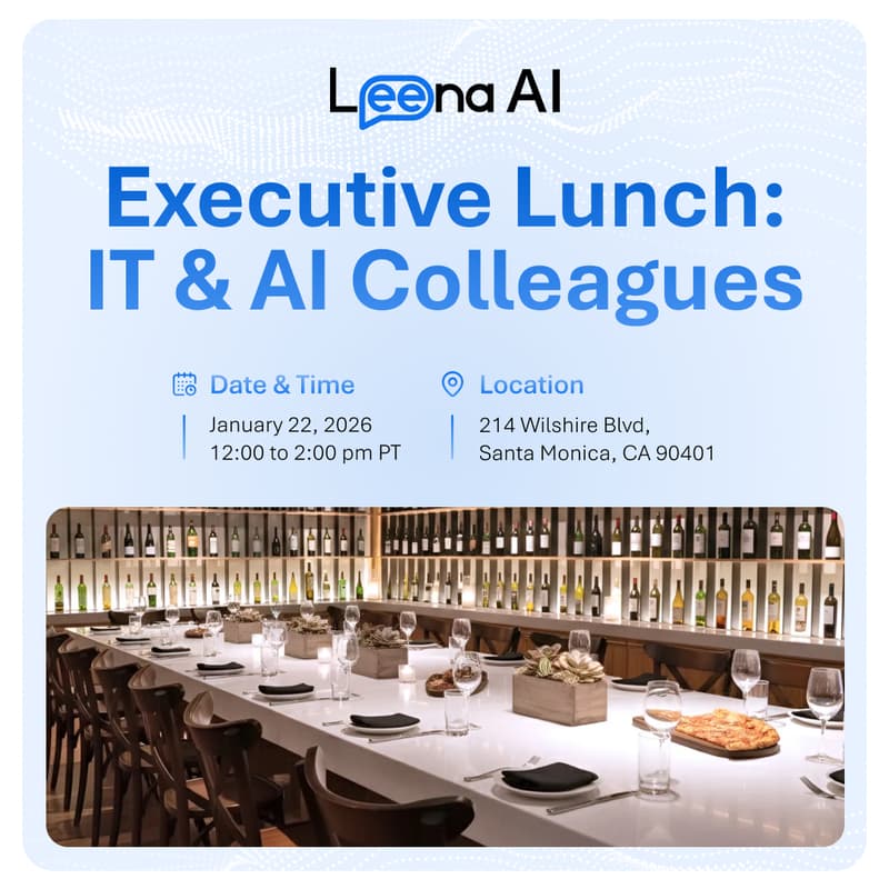 Cover Image for Executive Lunch:IT & AI Colleagues