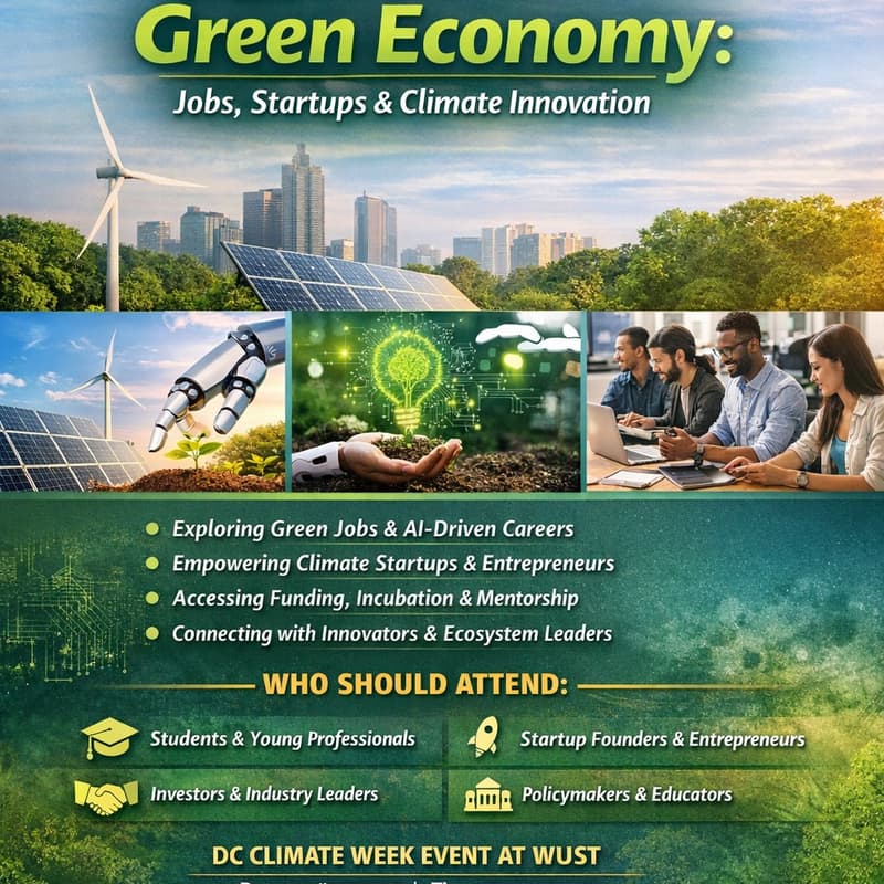 Cover Image for AI Meets the Green Economy: Unlocking Jobs, Startups & Climate Innovation by WISE Accelerator