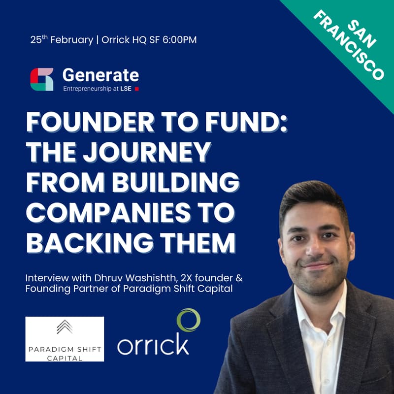 Cover Image for San Francisco | Founder to Fund: The Journey from Building Companies to Backing Them