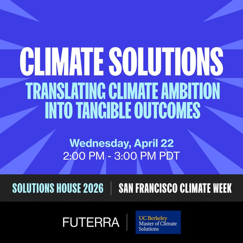 Cover Image for Climate Solutions: Translating Climate Ambition into Tangible Outcomes