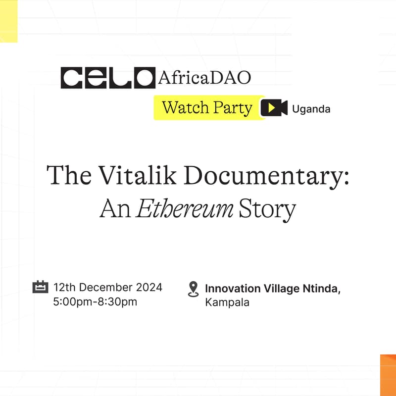 Cover Image for The Vitalik Documentary: An Ethereum Story. Kampala Edition🇺🇬