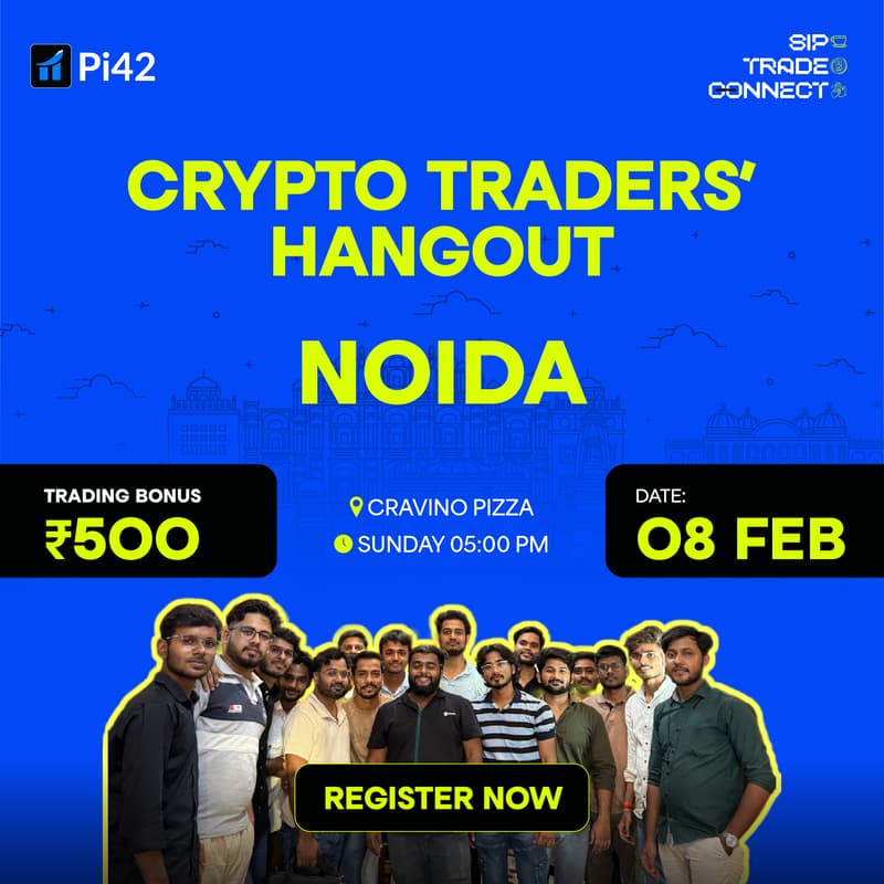 Cover Image for Pi42 Crypto Tradersβ Hangout - Noida
