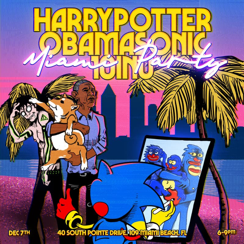 Cover Image for HarryPotterObamaSonic10Inu • Miami Party