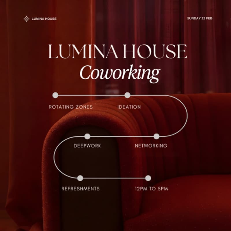 Cover Image for Sunday Coworking with Lumina House