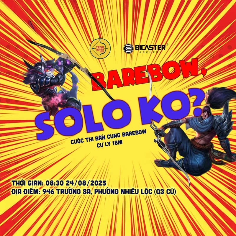 Ảnh bìa cho Cuộc thi bắn cung -  BARE BOW, SOLO KO??