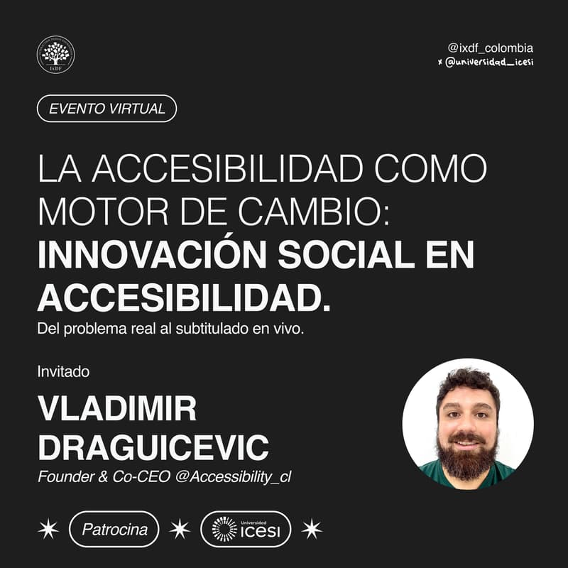 Cover Image for La accesibilidad como motor de cambio: Innovación social en accesibilidad, del problema real al subtitulado en vivo.