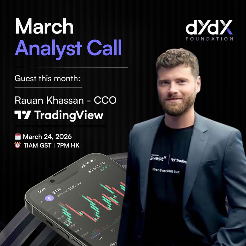 Cover Image for dYdX Analyst Call - March 2026