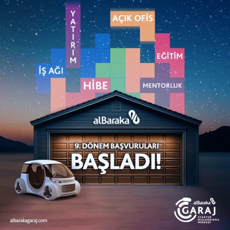 Albaraka Garaj 9. dönem hızladırma programı ön başvuru formu için kapak görseli