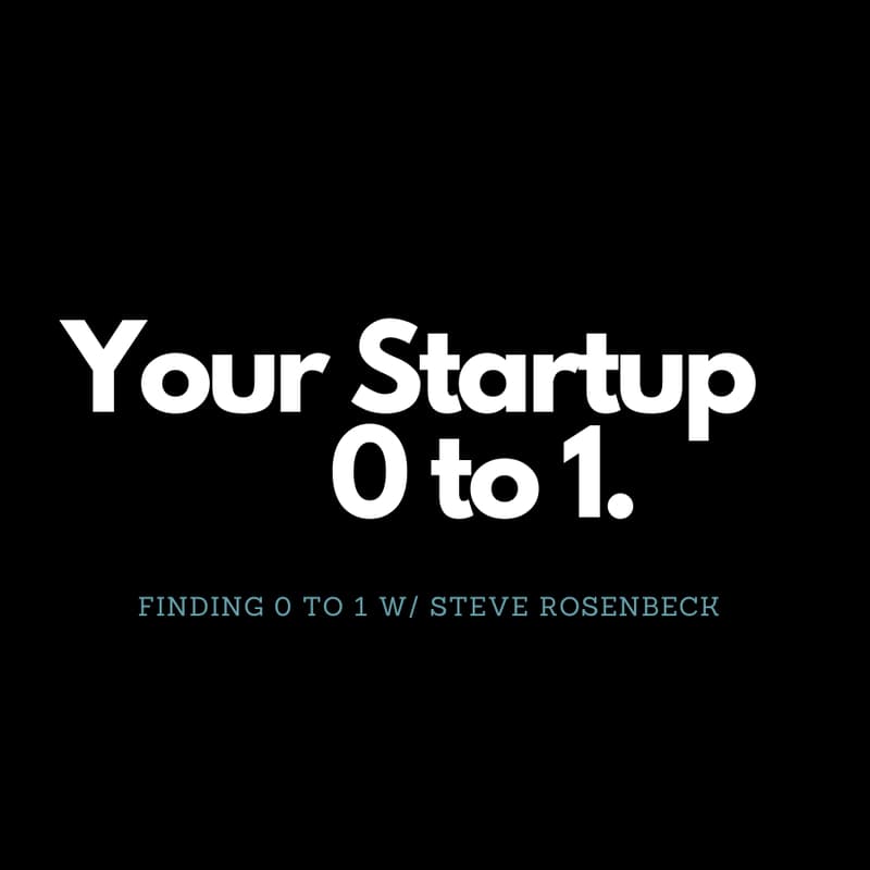 Cover Image for Tuesday: Your Startup from 0 to 1.