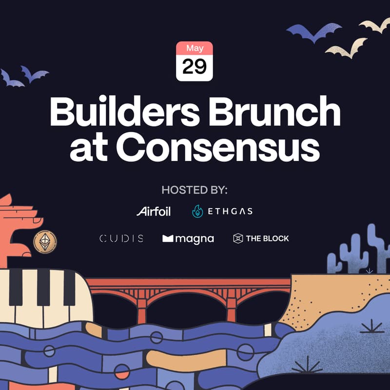 Cover Image for Builders Brunch w/ Airfoil, Magna, The Block, Eth Gas, & CUDIS